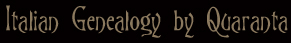 Italian Genealogy by Quaranta